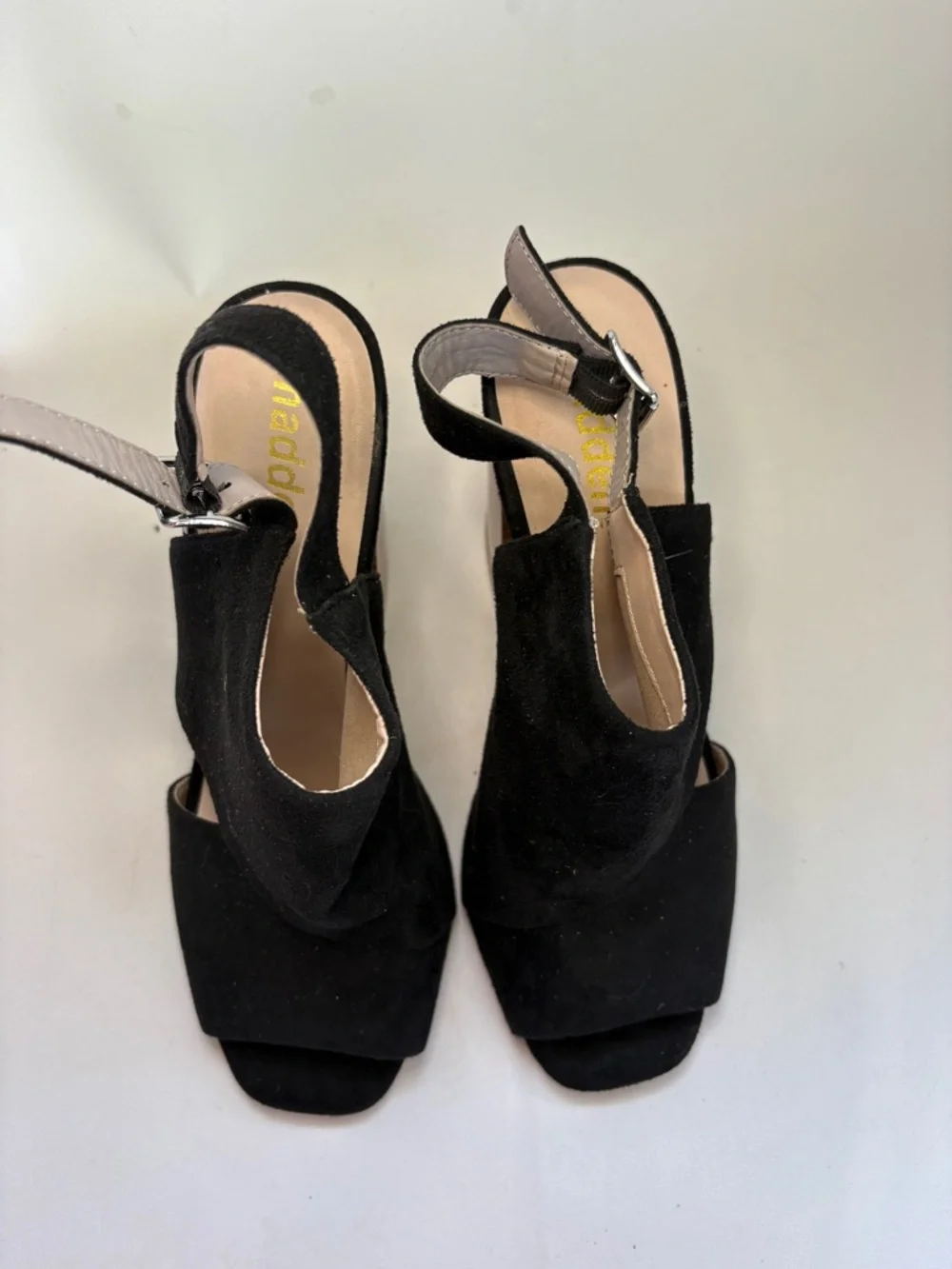 Madden Girl Carolin Slingback Block Heel Sandals Size 8.5